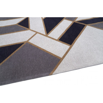 Alfombra GATSBY DARK BLUE (Art Deco Collection)